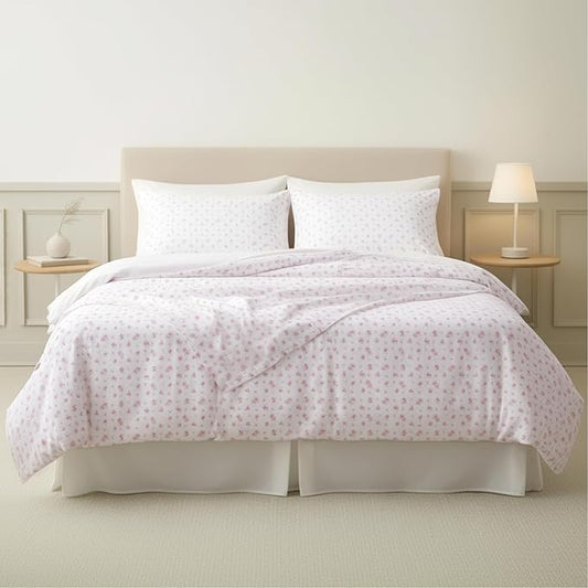 Modern Threads Silky Soft Microfiber and Wrinkle Free Sheets - Luxurious Microfiber Bed Sheets Includes Flat Sheet, Fitted Sheet with Deep Pockets, & Pillowcases Ivory, California King