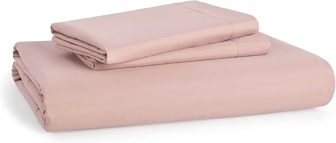 Bedsure Duvet Cover Queen Size - Soft Double Brushed Bedding Set for Kids & Adults, Zipper Closure, 3 Pieces, Includes 1 Duvet Cover (90"x90") & 2 Pillow Shams, NO Comforter, Blush Pink