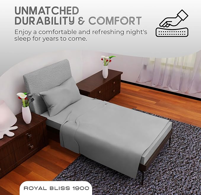 Twin XL Sheet Sets - 3 Pcs Set - Fade Resistant Double Brushed MicrofiberTwin XL Sheet Set, Deep Pocket XL Twin Sheets, Cooling Twin XL Sheets, XL Twin Bed Sheets (Silver)