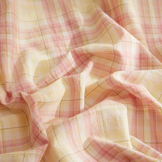 HighBuy Blush Gingham Queen Comforter Set Modern Style Checkered Pattern Comforter Boho Plaid Comforter Set Fluffy Queen Comforter Set for Men Women,1 Geometric Comforter with 2 Pillow Shams