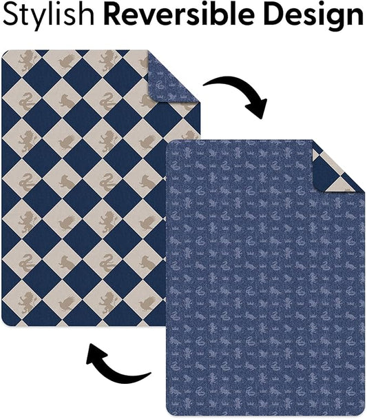 Harry Potter Herald Call Twin Quilted Throw Blanket Adults Boys Girls, Soft Lightweight Bedding for Bed, or Couch, 60 x 90 inches