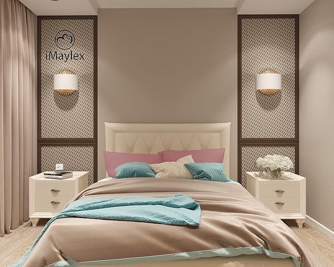 iMaylex Soft 100% Egyptian Cotton Zipper Pillow Case, Cozy and Lightweight Pillowcase, Set of 2, Lotus Pink, Standard, 20" x 26"
