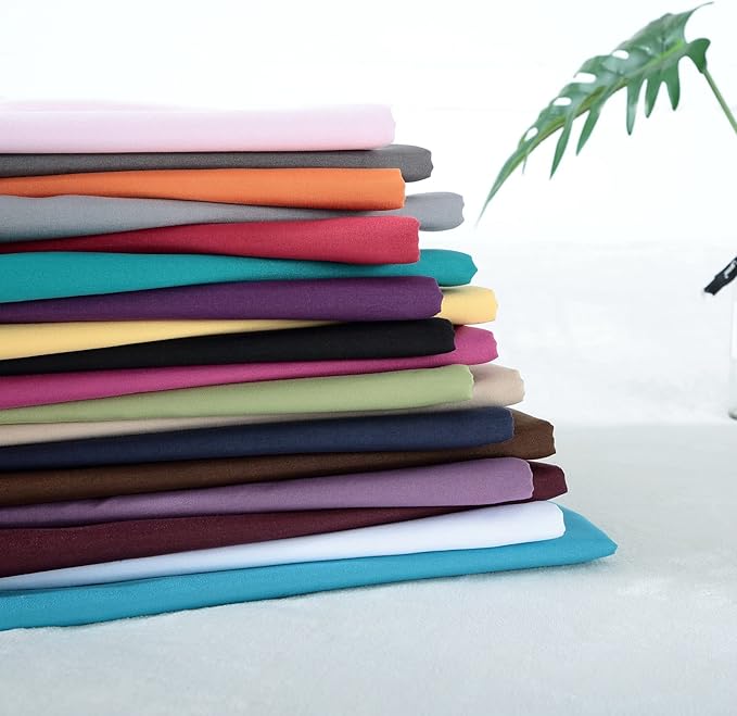 Evolive Ultra Soft Brushed Microfiber Standard Size 20"x30" Pillowcases Pair Set of 2 with Envelope Closure (20"x30" Standard, Peacock Blue)