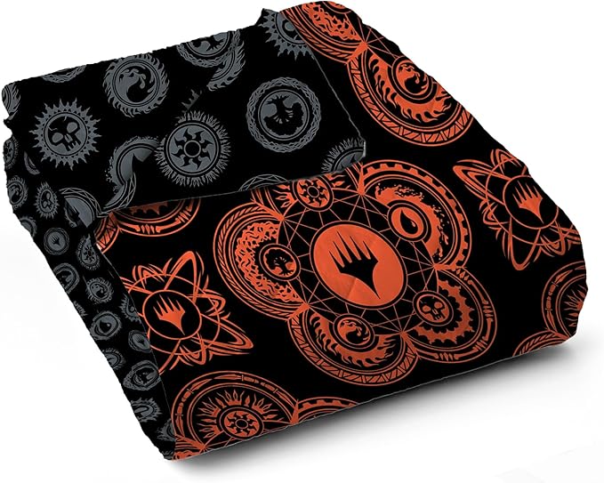 Northwest Magic The Gathering Magical Sorcerey Full/Queen Quilted Blanket, Comfy Throw, Adults Boys Girls, Soft Lightweight Bedding for Bed, or Couch, 90 x 90 inches