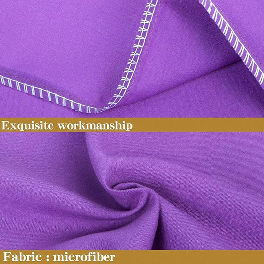 NTBAY Standard Pillowcase Set - 2 Pack Brushed Microfiber 20x26 Pillowcases - Soft, Wrinkle-Free, Fade-Resistant, Stain-Resistant, Purple Pillowcases with Envelope Closure - 20x26 Inches, Purple