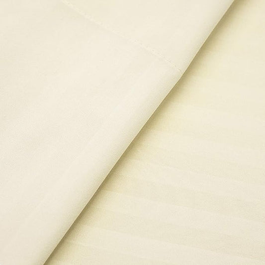 King Size Bed Sheets - 6 Piece 1500 Supreme Collection Fine Brushed Microfiber Deep Pocket King Sheet Set Bedding - 2 Extra Pillow Cases, Great Value, King, Dobby Beige