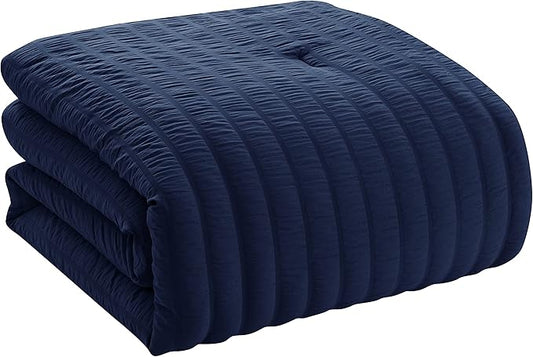 Comforter Set 8 Piece Bed in a Bag Design, Bed Sheets, 2 Pillowcases, & 2 Shams Down Alternative All Season Warmth (Pack of 3)