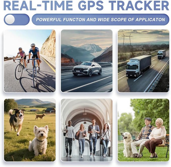 0.8 inch!Hidden Mini GPS Tracker for Vehicles Portable Real Time Magnetic Tracking Device Car Full Global Coverage Location Kids Dogs Trucks Person No Subscription Required Monthly Fee (1, Small size)
