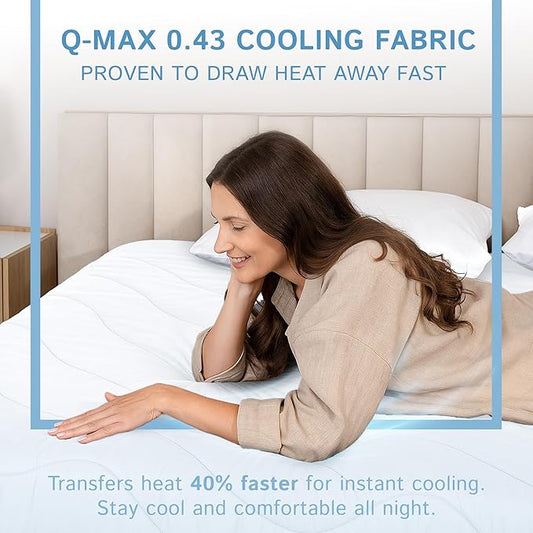 Four Seasons Essentials Cooling Comforter - Twin Size 69" x 90" - White