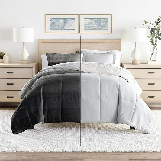 Linen Market Reversible Twin Size Comforter Set (2 Piece) - Bring Luxury Home with Our Soft and Lightweight Down Alternative Comforter Twin Set - This Includes Your Twin Comforter and 1 Pillow Sham