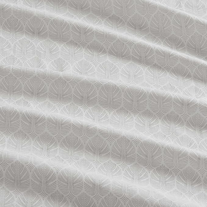 Tommy Bahama - Queen Sheet Set, Crisp & Cool Cotton Percale Bed Sheets, Deep Pockets, Bedding with Matching Fitted Sheet & Pillowcases (Line Palms Grey)