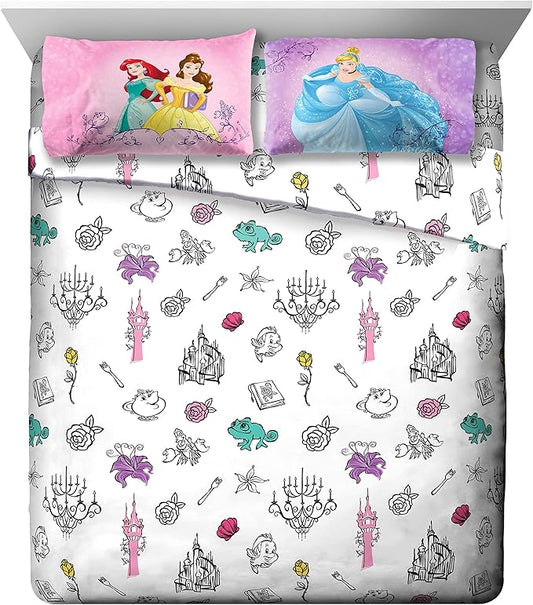 Disney Princess 'Friendship Adventures' 7 Piece Full Bed In A Bag