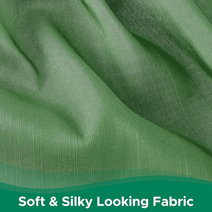 Biscaynebay Wrap Around Bed Skirts for King & Cal King Beds 18" Drop, Sage Adjustable Elastic Dust Ruffles Easy Fit Wrinkle Resistant Silky Luxurious Fabric Machine Washable