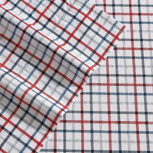 Nautica - Twin XL Size Sheet Set, Crisp & Tailored Cooling Sheets with a Smooth Cotton Percale Lightweight Feel - Bed Sheets with Matching Pillowcase & Fitted Sheet (Boating Tattersall Red)