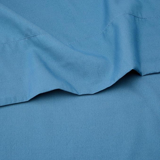 Queen Size Bed Sheets - Breathable Luxury Sheets with Full Elastic & Secure Corner Straps Built In - 1800 Supreme Collection Soft Deep Pocket Bedding, Sheet Set, EXTRA DEEP pocket - Queen, Denim