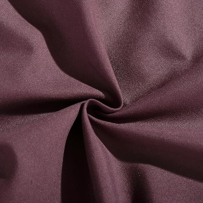 EVOLIVE Ultra Soft Brushed Microfiber Standard Size 20"x30" Pillowcases Pair Set of 2 with Envelope Closure (20"x30" Standard, Wine)