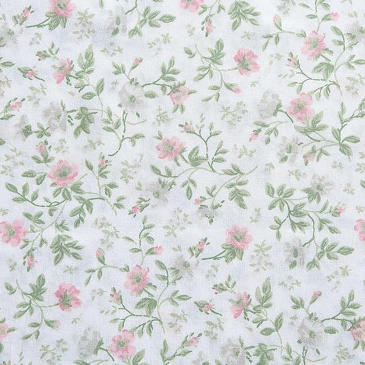 Laura Ashley - Queen Sheet Set, Crisp & Cool Cotton Percale Bedding with Deep Pockets, Lightweight for Year Round Comfort, Bed Sheets with Matching Pillowcases (Bonnie Pink/Beige)