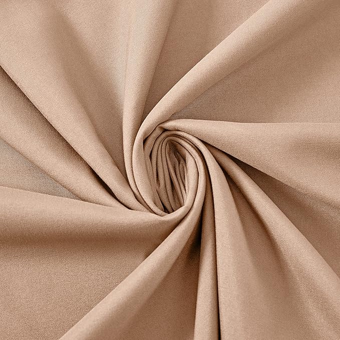 MILVOWOC 2Pcs Brushed Microfiber Body Pillowcases - 20 x 48 Inch, Camel Pillow Case Set Non Slip Envelope Pillow Cover with Moisture Absorption and Anti-Wrinkle