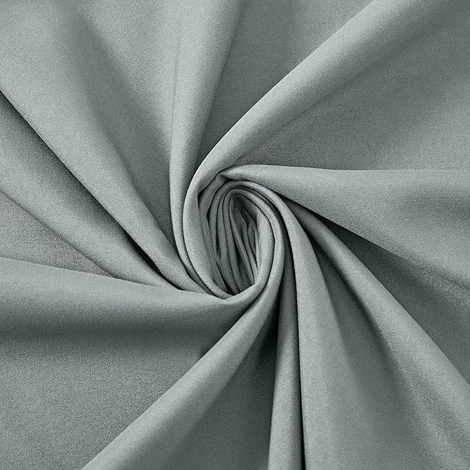MILVOWOC 2Pcs Brushed Microfiber Body Pillowcases - 20 x 48 Inch, Dark Grey Pillow Case Set Non Slip Envelope Pillow Cover with Moisture Absorption and Anti-Wrinkle