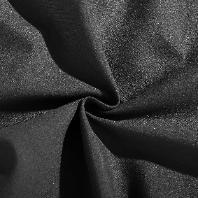 Evolive Ultra Soft Brushed Microfiber King Size 20"x40" Pillowcases Pair with Envelope Clousure Set of 2 (20"x40" King, Black)