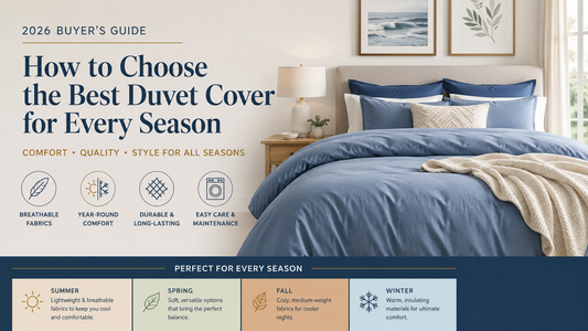 A thoughtfully chosen duvet cover set not only enhances comfort
