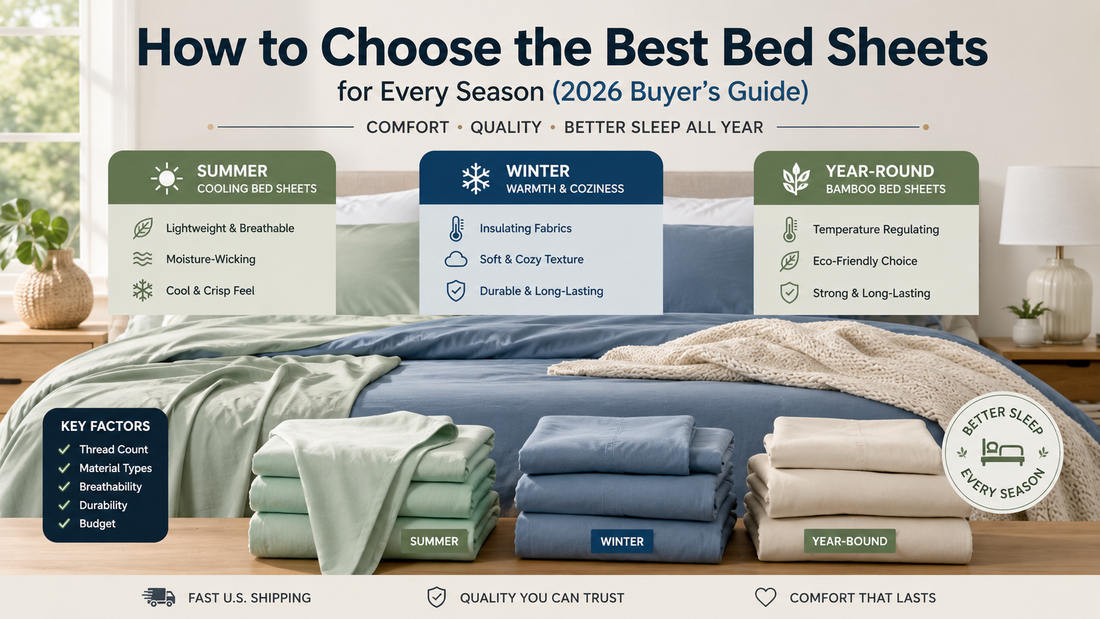 How to Choose the Best Bed Sheets for Every Season (2026 Buyer's Guide)