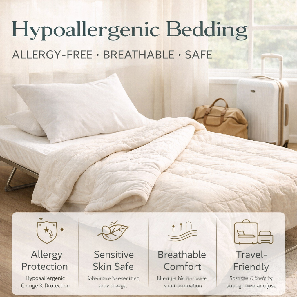 hypoallergenic bedding allergy free breathable bedding dust mite resistant soft clean bedding set