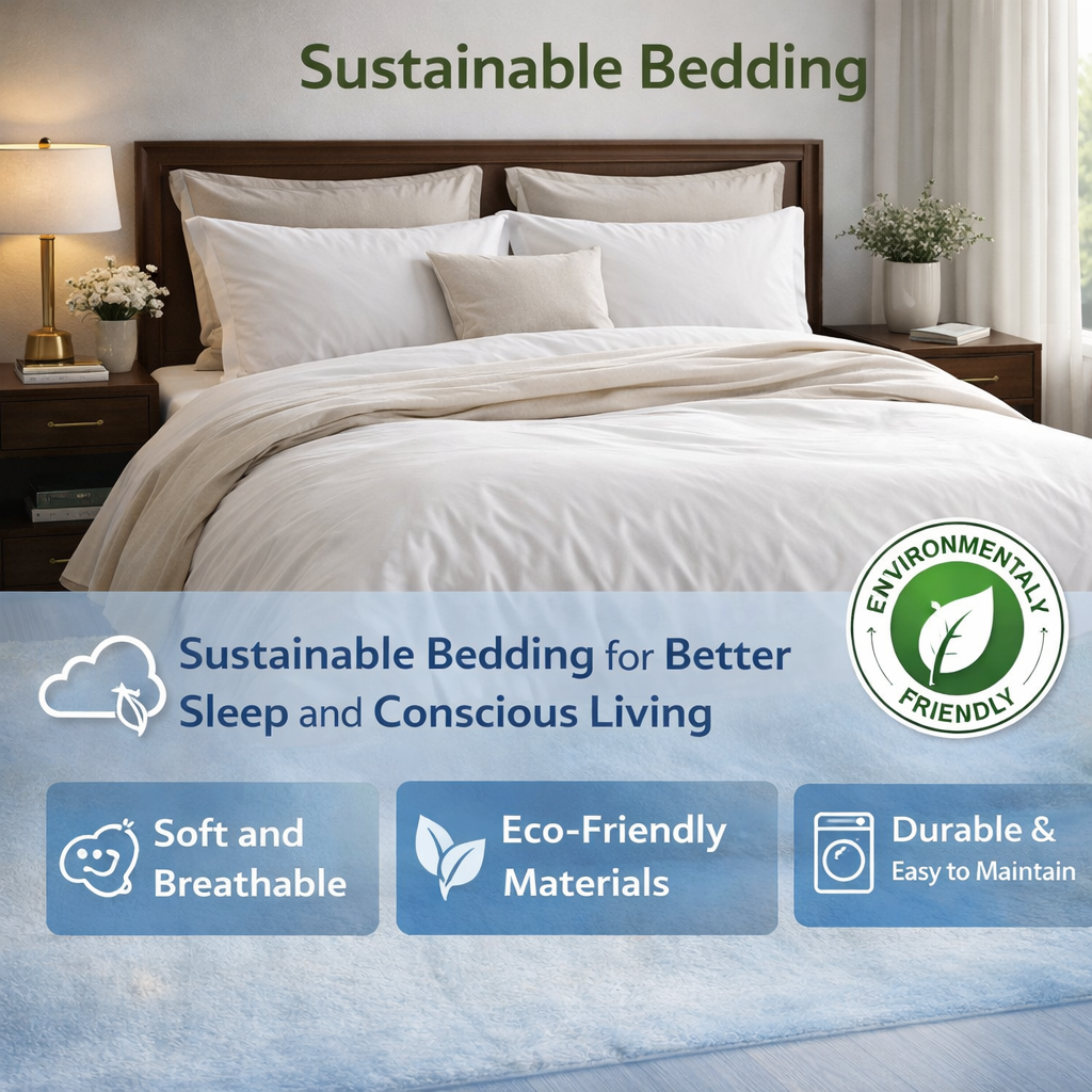 sustainable bedding eco friendly soft breathable organic bedding natural bedroom set