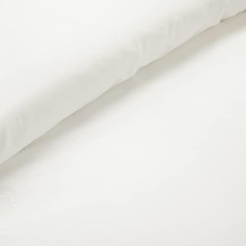 Lush Decor Reyna Ruffle Cotton Duvet Cover Set 2 Piece Set Twin XL, White - Cute Teen Bedding Set - White Duvet - Ruffled Bedding - Coquette Dorm Decor