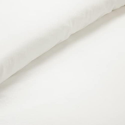 Lush Decor Reyna Ruffle Cotton Duvet Cover Set 2 Piece Set Twin XL, White - Cute Teen Bedding Set - White Duvet - Ruffled Bedding - Coquette Dorm Decor