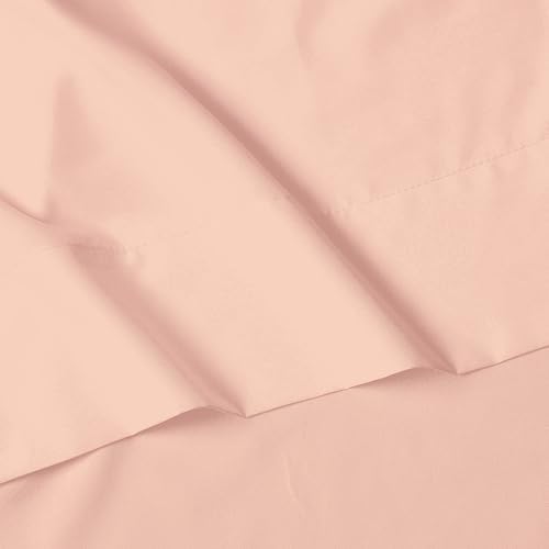 Elegant Comfort Luxury 4-Piece Bed Sheet Set - Luxury Bedding 1500 Premium Hotel Quality Microfiber, Wrinkle Resistant Cool and Breathable, Easy Elastic Fitted, California King, Blush Pink