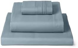Mellanni Iconic 3-Piece, Ultra Soft Sheet Set (Twin, Spa Blue)