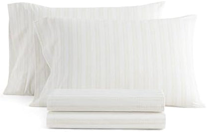 Martha Stewart - Full Size Sheet Set with Fitted Sheet & Pillowcases