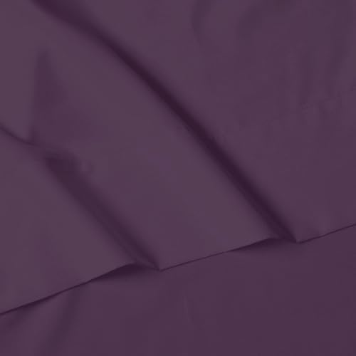 Elegant Comfort Luxury 4-Piece Bed Sheet Set - Luxury Bedding 1500 Premium Hotel Quality Microfiber, Wrinkle Resistant Cool & Breathable, Easy Elastic Fitted, King, Plum-Purple