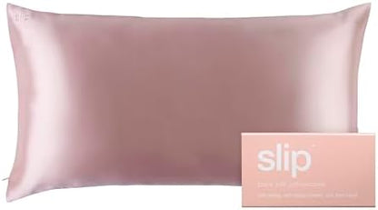 Slip Silk King Pillowcase, Pink | 100% Pure 22 Momme Mulberry Silk