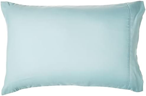 Sweet Home Collection 5 Piece Comforter Set Bag Solid Color All Season Soft Down Alternative Blanket & Luxurious Microfiber Bed Sheets, Misty Blue, Twin