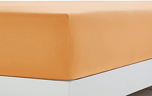 Clara Clark Bed Sheets, Premier 1800 Series 4 Piece Bed Sheet Set, Deep Pocket, Wrinkle, Fade, Stain Resistant, Luxury Soft Bedding Sheets & Pillowcases, Queen, Apricot Orange