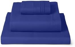 Mellanni Iconic 3-Piece, Ultra Soft Sheet Set (Twin XL, Royal Blue)