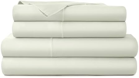 Whisper Organics 100% Organic Cotton Bed Sheets with Deep Pocket 4 Pc. Set
