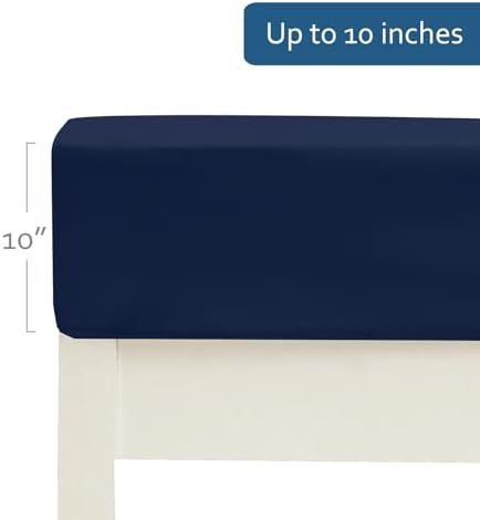 Cot Sheets 31" x 75"(Sheet Only) Navy