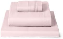 Mellanni Iconic 3-Piece, Ultra Soft Sheet Set (Twin, Blush Pink)