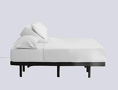 1 Piece Top Split King Fitted Sheet for Adjustable beds, 34" Split, White