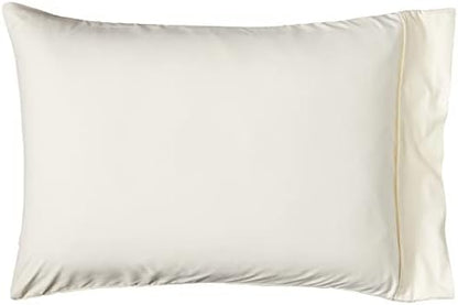 Sweet Home Collection 7 Piece Comforter Set Bag Solid Color All Season Soft Down Alternative Blanket & Luxurious Microfiber Bed Sheets, Ivory, Twin