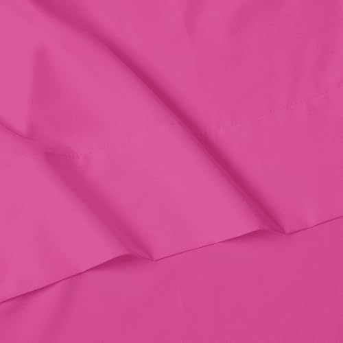 Elegant Comfort Luxury 5-Piece Bed Sheet Set - Luxury Bedding 1500 Premium Hotel Quality Microfiber, Wrinkle Resistant Cool & Breathable, Easy Elastic Fitted, Split King, Hot Pink
