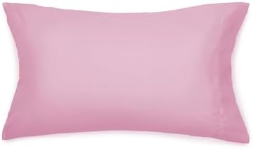 Amazon Basics 3-Piece Soft Microfiber Kid's Comforter and Pillow Sham Set, Full/Queen, Light Pink, Solid