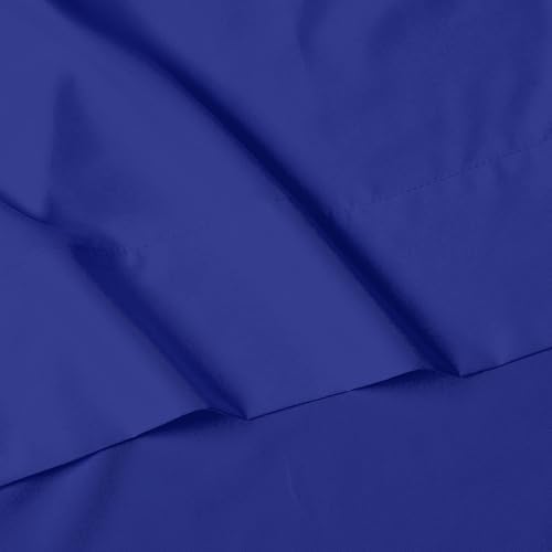 Elegant Comfort Luxury 4-Piece Bed Sheet Set - Luxury Bedding 1500 Premium Hotel Quality Microfiber, Wrinkle Resistant Cool and Breathable, Easy Elastic Fitted, RV Short Queen, Imperial Blue