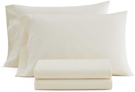 Martha Stewart - Queen Size Sheet Set with Fitted Sheet & Pillowcases