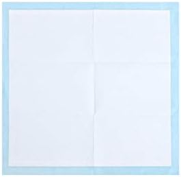 Unifree Disposable Underpad, Bed Pads, Incontinence Pad, Super Absorbent, 100 Count, Blue (M 24x24 Inch)