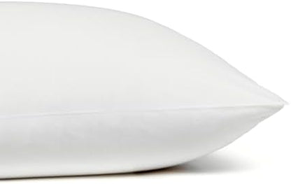 Amazon Basics 100% Cotton Jersey Bed Sheet Set, Breathable, All-Season, Machine Washable, Twin, White