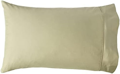 Sweet Home Collection 7 Piece Comforter Set Bag Solid Color All Season Soft Down Alternative Blanket & Luxurious Microfiber Bed Sheets, Sage, Queen